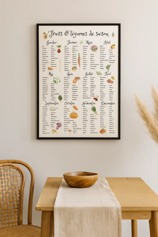 Calendrier des produits saisonniers